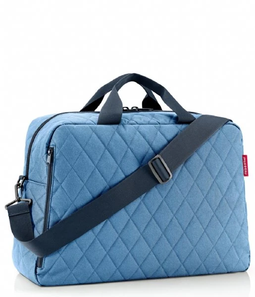 Reisenthel Duffelbag Medium Rhombus Blue - Afbeelding 3