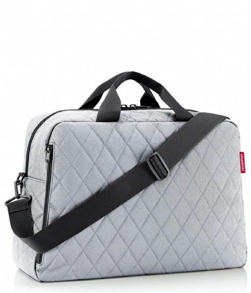 Reisenthel Duffelbag M Rhombus Light Grey - Afbeelding 2