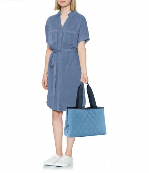 Reisenthel Classic Shopper L Rhombus Blue - Afbeelding 5