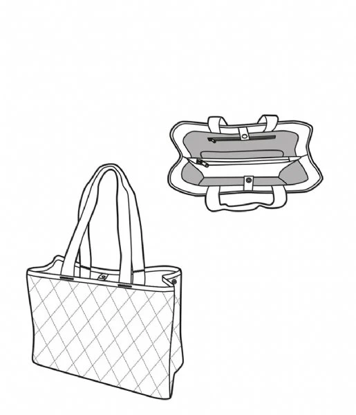 Reisenthel Classic Shopper L Rhombus Blue - Afbeelding 6