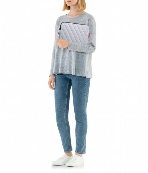 Reisenthel Notebook Sleeve Rhombus Light Grey - Afbeelding 3