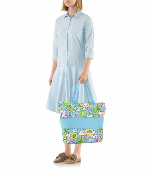 Reisenthel Shopper E1 Florist Lagoon - Afbeelding 2