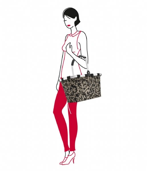 Reisenthel Carrybag Baroque Taupe - Afbeelding 2