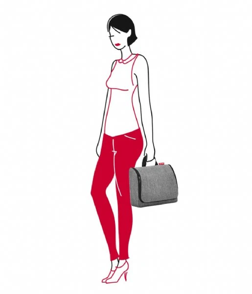 Reisenthel Toiletbag XL Twist Silver - Afbeelding 2